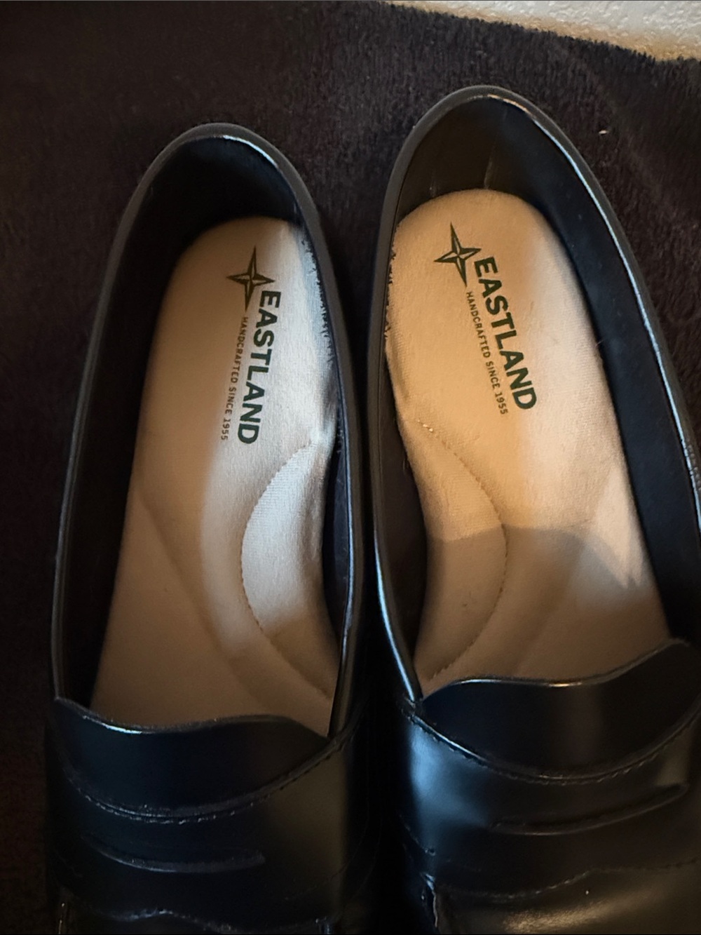 Women’s Eastland Black Leather Penny Loafers - Picture 8 of 8